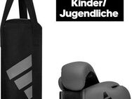 adidas Performance Boxsack Youth Boxing Kit (Set, 2-tlg., mit Boxhandschuhen (8oz)