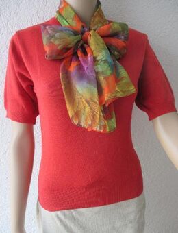 NEUw * Edel * klassisch * Baumwolle * Kurzarm * Feinstrick * Pullover "TOM TAILOR" Gr. 36- 38/ S * terra- cotta * - Riedlingen