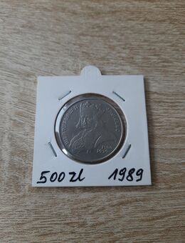 Polen 500 Zloty 1989 Jagiello . Münze - Unna