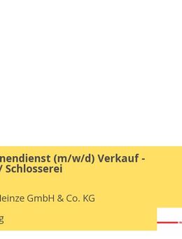 Vertriebsinnendienst (m/w/d) Verkauf - Spenglerei / Schlosserei - Straubing