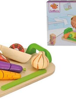 Eichhorn Spiellebensmittel Holztablett mit Gemüse, (12-tlg)