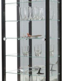 fif möbel Vitrine OPTIMA Standvitrine/Glasvitrine 2x Glastür,perfekt für Sammler,Sammlervitrine