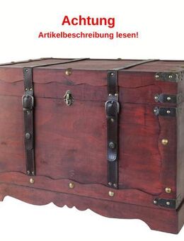 HMF Schatztruhe aus Holz Frankreich 60cm #1704 - Birkenfeld (Baden-Württemberg)