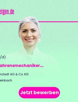 Verfahrensmechaniker (m/w/d) - Rheinbach