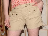 Shorts, Cargoshorts, beige, Gr. 34 - Düsseldorf
