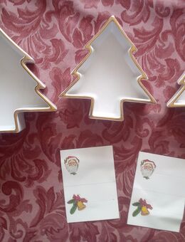 Weihnachten Deko drei Keramik Schalen - Königswinter