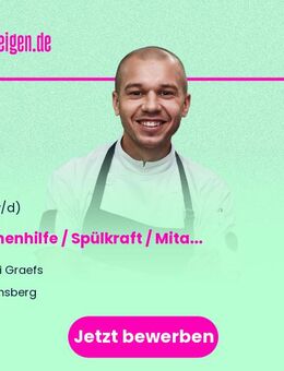 Küchenhilfe / Spülkraft / Mitarbeiter Küche (m/w/d) - Arnsberg
