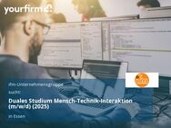 Duales Studium Mensch-Technik-Interaktion (m/w/d) (2025) - Essen