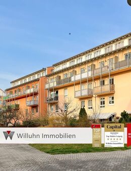 Ruhig gelegene 3-Raumwohnung mit Parkett, 2 Balkonen und Tiefgaragenstellplatz - Weißenfels