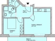 MODERNE 2-ZIMMERWOHNUNG IM 1. OG - RUHIG UND DOCH ZENTRAL - Sittensen