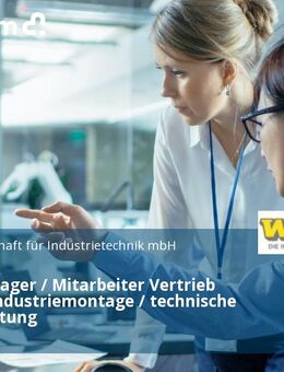 Sales Manager / Mitarbeiter Vertrieb (m/w/d) Industriemontage / technische Dienstleistung - Faulbach
