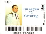 Biberpost: 09.03.2008, "75. Geburtstag von Juri Gagarin", Satz, Typ VI, postfrisch - Brandenburg (Havel)