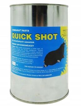 QUICKPHOS Quick Shot – Effektive Ratten- & Mäuseköder gegen Nagetiere (Gegen Mäuse, Ratten, Maulwurf & Wühlmäuse) - Wuppertal
