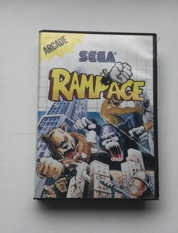 Sega Master System Spiel Rampage - Fulda
