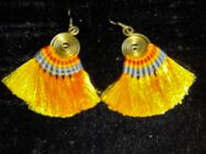 Modeschmuck: Ohrringe in gelb-orange - Nürnberg