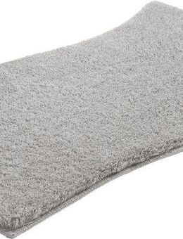 my home Badematte Merida, Badvorleger, Badezimmer Teppich, Höhe 32 mm, rutschhemmend beschichtet, fußbodenheizungsgeeignet, schnell trocknend, strapazierfähig, Kunstfaser, wellenförmig, Badteppich, Uni Farben, rechteckig, rund & als 2-tlg. Set erhältlich