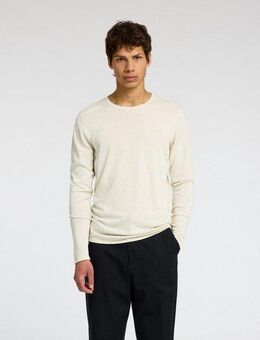 SELECTED HOMME Rundhalspullover SLHROME LS KNIT CREW NECK NOOS