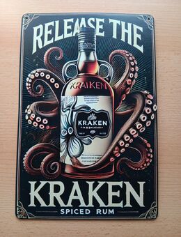 Tolles ,, KRAKEN " 30x20cm Blechschild - Harrislee
