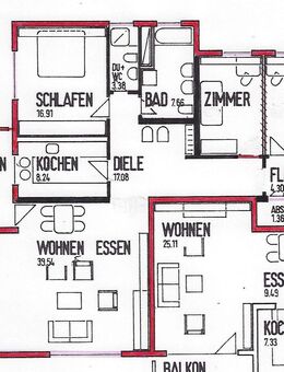 grundsanierte Wohnung mit Weitblick, Süd-/Westausrichtung, 122 m² Wohnfläche, 3,5 bis 5,5 Zi. möglich, in bester Wohnlage von Steinen sofort verfügbar - Steinen (Baden-Württemberg)