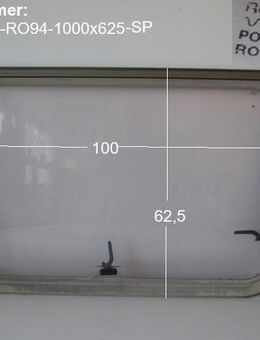 TEC Wohnwagenfenster Roxite 94 D399 ca 100 x 62,5 gebraucht (zB T - Schotten Zentrum