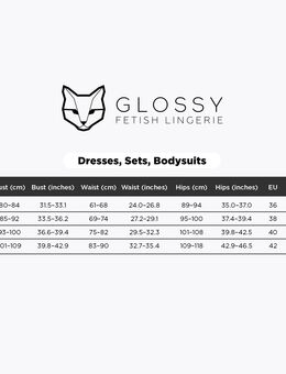 GLOSSY - Wetlook Dress - S, M, L, XL - Lotte