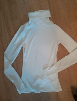 weißer Rollkragensweater, Rollkragenpulli, stretchy - Wernigerode Zentrum