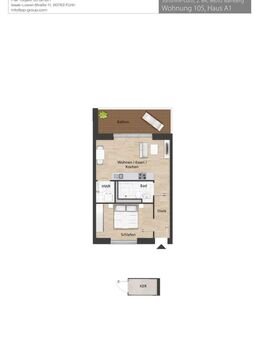 Erstbezug in zentraler Lage – 2 Zimmer im urbanen Neubau - Bamberg