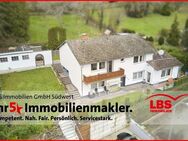 Umfangreich saniertes, freistehendes HEBA-Fertighaus mit Einliegerwohnung und Garten. - Rockenhausen