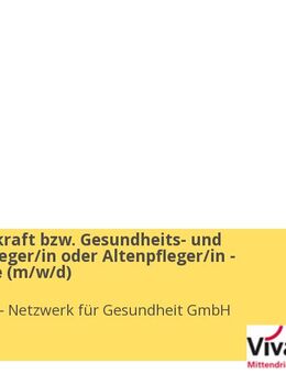 Pflegefachkraft bzw. Gesundheits- und Krankenpfleger/in oder Altenpfleger/in - Post-Stroke (m/w/d) - Berlin
