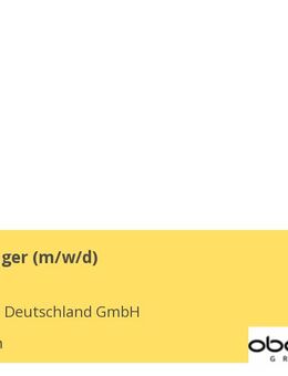 Store Manager (M/W/D) - München