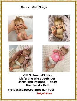 Rebornpuppen Restware stark reduziert - Krefeld Zentrum