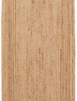 carpetfine Teppich Nele Juteteppich Naturfaser, rechteckig, Höhe: 6 mm, geflochtener Wendeteppich aus 100% Jute, quadratisch und als Läufer