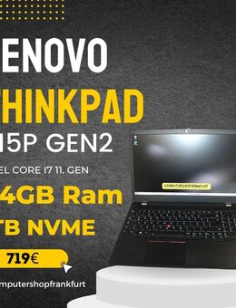 Lenovo Thinkpad T15p Gen2,Intel Core i7-11850H,64GB Ram,1TB NVME SSD - Frankfurt (Main) Griesheim