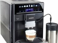 SIEMENS Kaffeevollautomat EQ6 plus s400 TE654509DE, Doppeltassenfunktion, Keramikmahlwerk, viele Kaffeespezialitäten, automatische Dampfreinigung, saphirschwarz