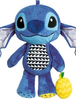 Clementoni® Plüschfigur Disney Baby, Stitch, Erste Aktivitäten, Made in Europe