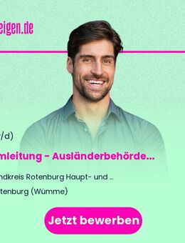 Teamleitung - Ausländerbehörde (Verwaltungswirt (m/w/d), Verwaltungswissenschaften, Rechtswissenschaften) - Rotenburg (Wümme)