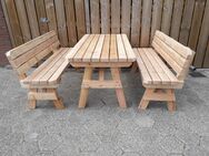 NEUE SEPARATEN TISCH MIT BANKEN 2M DOUGLAS TOP - Bunde