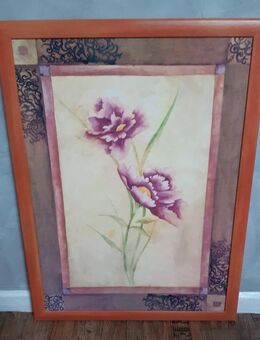Schönes Wandbild Blumenbild mit Rahmen - Hannover