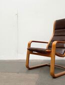 Swedese Lamello Lounge Chair Yngve Ekström zu Mid Century Teak in 22303