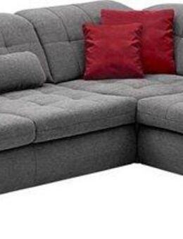 Die PlanBar Ecksofa MP-IN17004 L-Form, wahlweise mit Bettfunktion, Sitztiefen- und Kopfteilverstellung