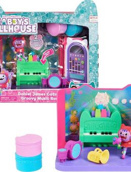 Spin Master Spielwelt Gabby's Dollhouse – Deluxe Room – DJ Catnip's Musikzimmer
