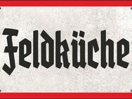 Tolles Blechschild Feldküche essen kochen 20x30 cm - München