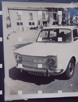 Foto 1960 , Französischer Simca 1000 , Parkplatz Hermsdorfer Kreuz - Berlin
