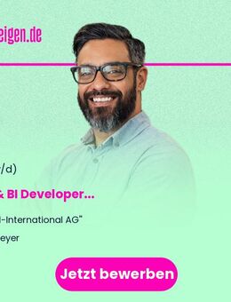 ETL & BI Developer (m/w/d) - Speyer