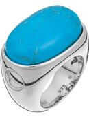 Esprit Damen-Ring Soloist Turquoise Sterling-Silber 925 ESRG91484C Größe 17 in 48485