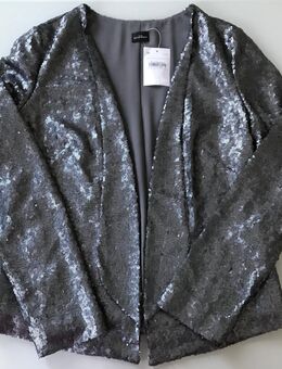 Damen Businessblazer Weihnachten Silvester Party Formal Glanz Effekt Pailletten-Applikation Festlich Gr. 36 Marke: Your Sixth Sense - Albstadt