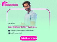 Lead Engineer Battery Systems (f/m/x) - München