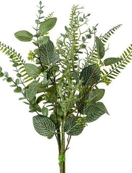 Kunstblumenstrauß Grün-Mix-Bouquet Bouquet, Creativ green, Höhe 56 cm