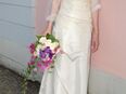 Hochzeitskleid Rembo Styling gold-creme cappuccino in 99310