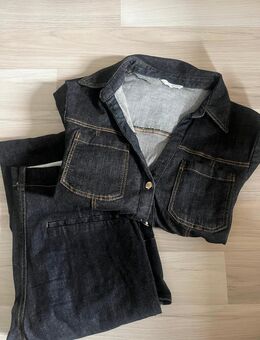 Zara viraler enger Jeans-Zweiteiler Jacke/Jeans XS(34) - Leverkusen